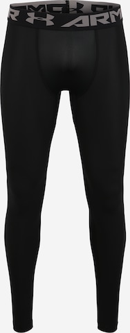 UNDER ARMOUR Skinny Sportnadrágok - fekete: elől