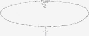 ELLI Łańcuszek 'Kreuz' w kolorze srebrny: przód
