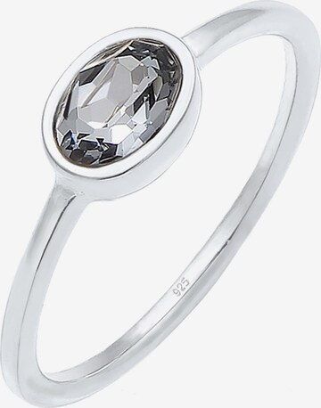 Bague 'Oval' ELLI en argent : devant