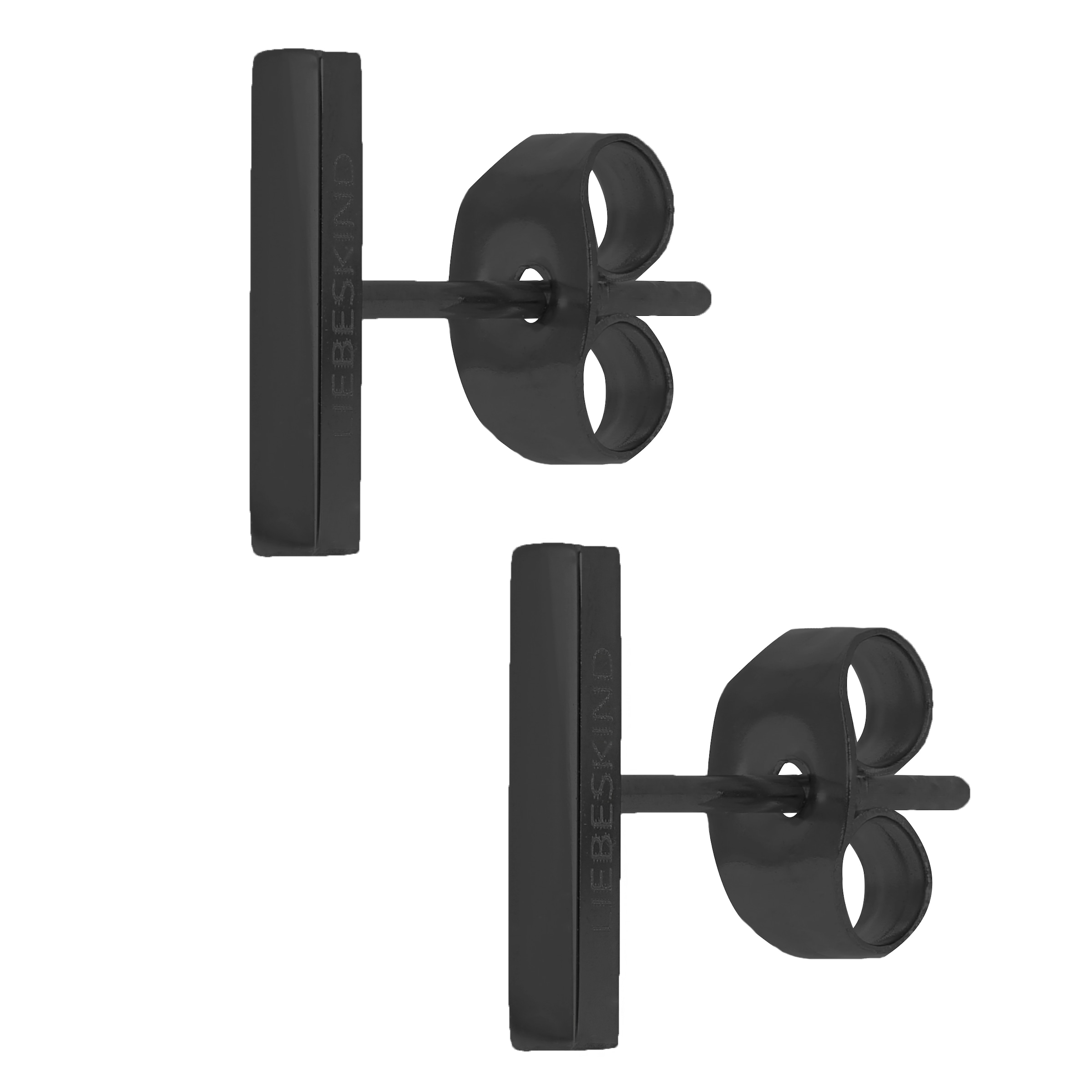 Liebeskind Berlin Ohrringe in Schwarz: Vorderseite