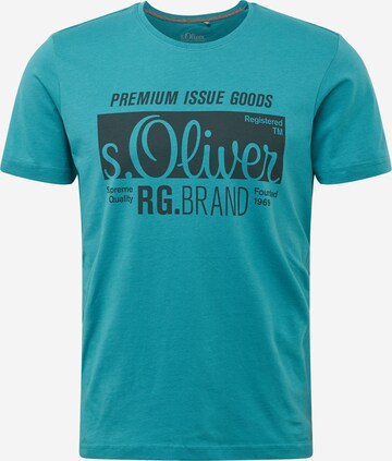 s.Oliver Shirt in Groen: voorkant