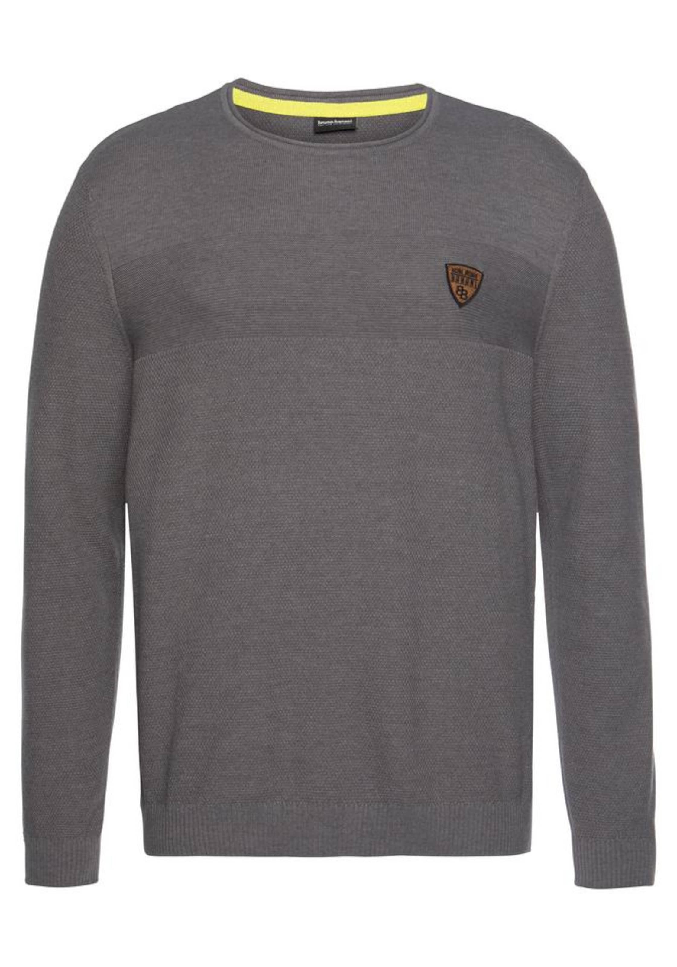 Bruno Banani Pullover in Grau: Vorderseite