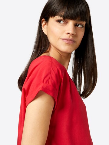 TOM TAILOR Bluse in Rot