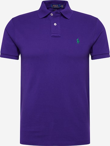 Polo Ralph Lauren Shirt 'SSKCSLIM1-SHORT SLEEVE-KNIT' in Purple: front