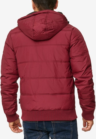 Veste d’hiver 'Adrian ZA' INDICODE JEANS en rouge