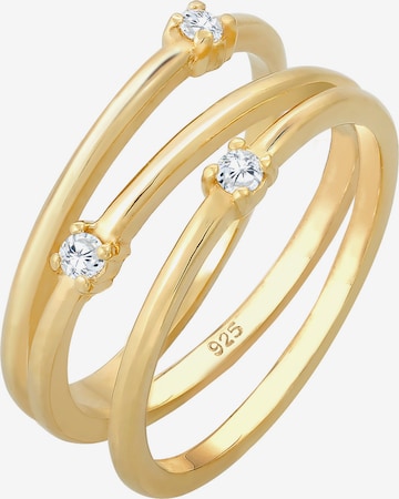 ELLI Ring Spirale, Wickelring in Gold: predná strana