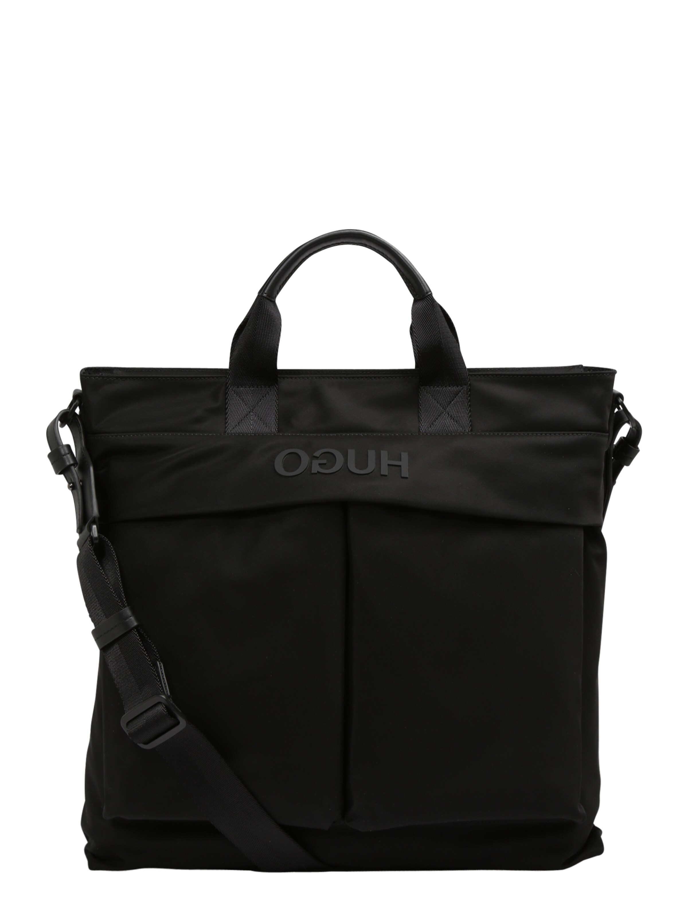 HUGO - Rugzak 'Record Tote' in de kleur Zwart