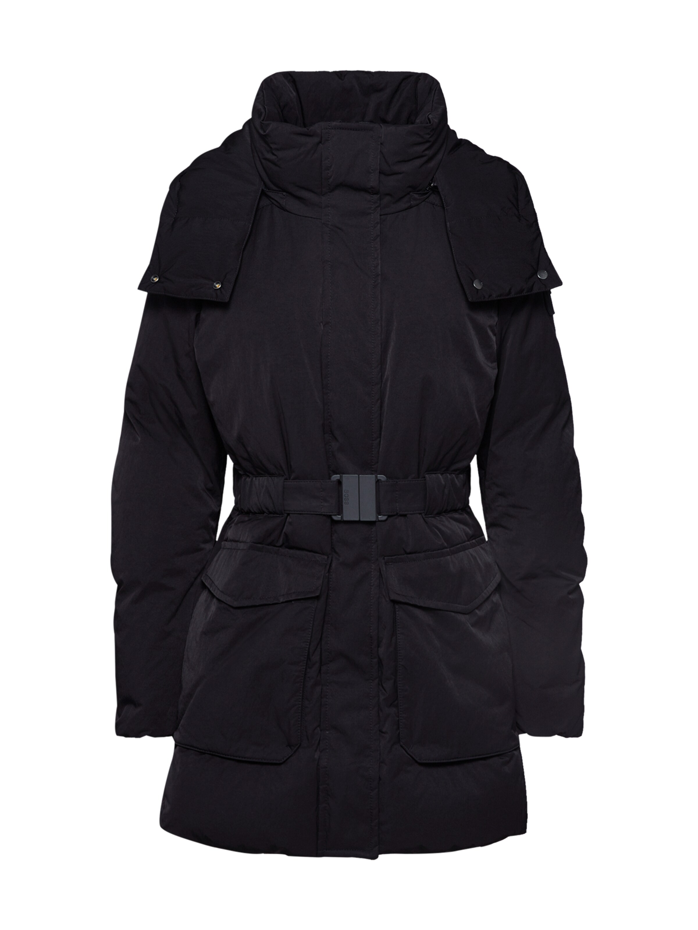 BOSS - Winterjas 'Oheiress' in de kleur Zwart