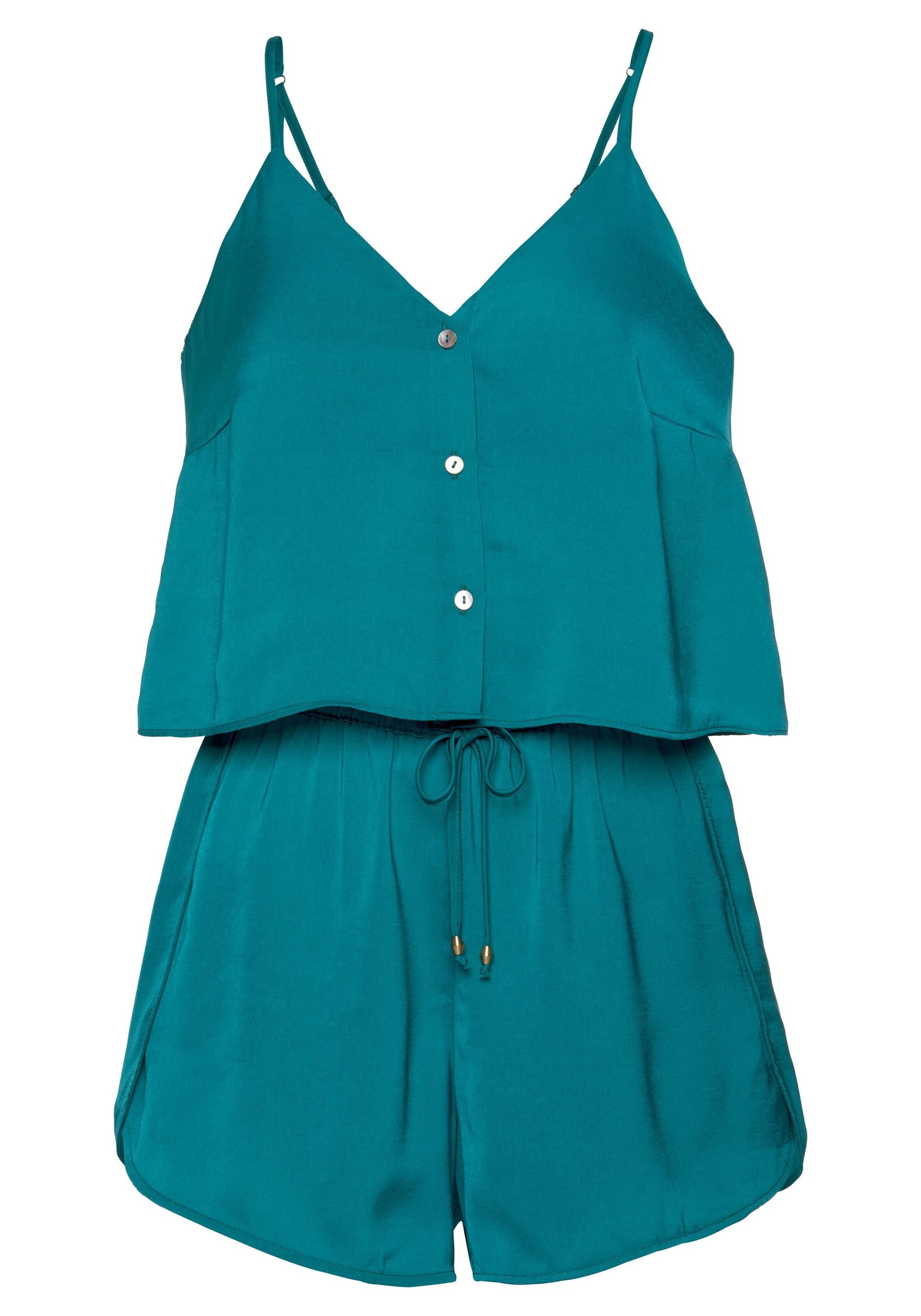 LASCANA - Korte pyjama in de kleur Petrol