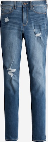 HOLLISTER Skinny Farkut 'BTS19-BRIGHT BLUE DEST HRSS 34 1CC' värissä sininen: edessä