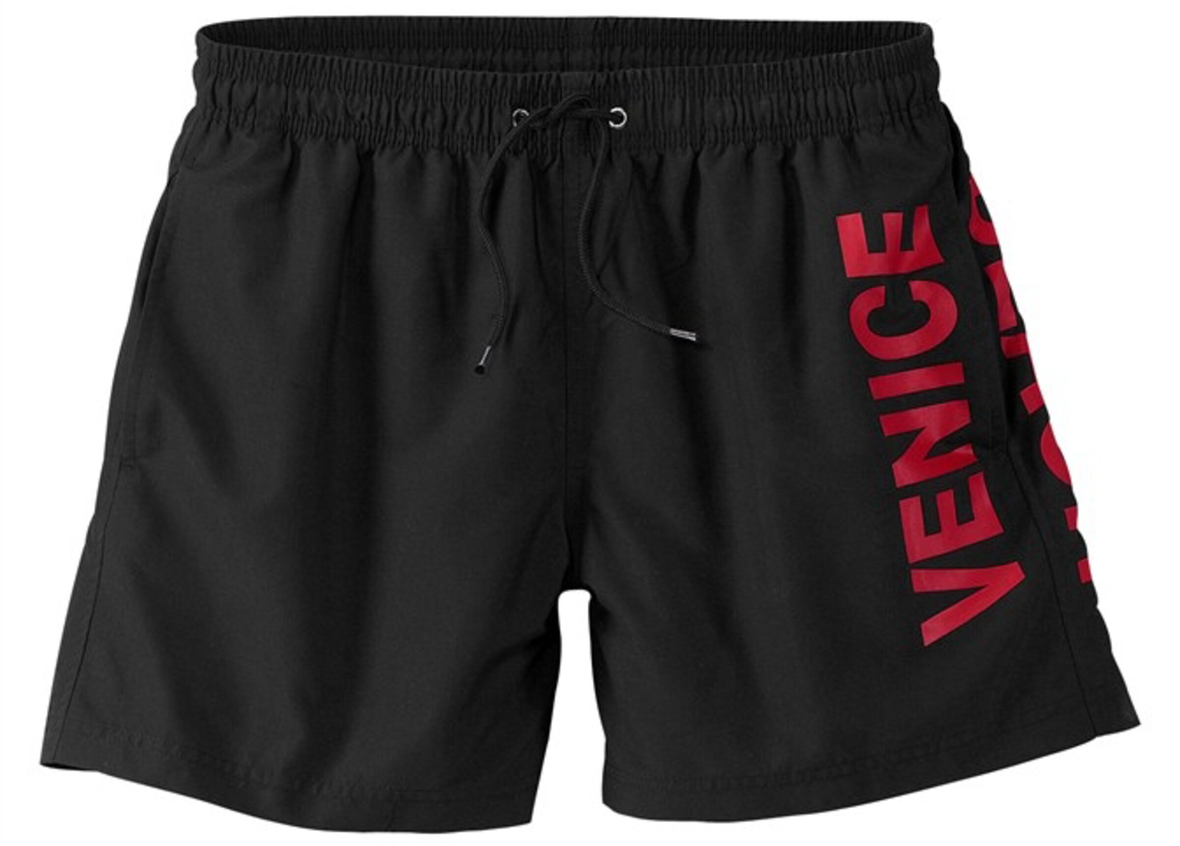 VENICE BEACH Board Shorts in Black: front
