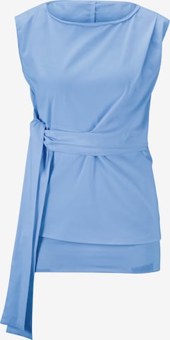 heine Blouse in Blauw: voorkant