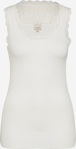 Cream Top 'Vanessa' in White: front