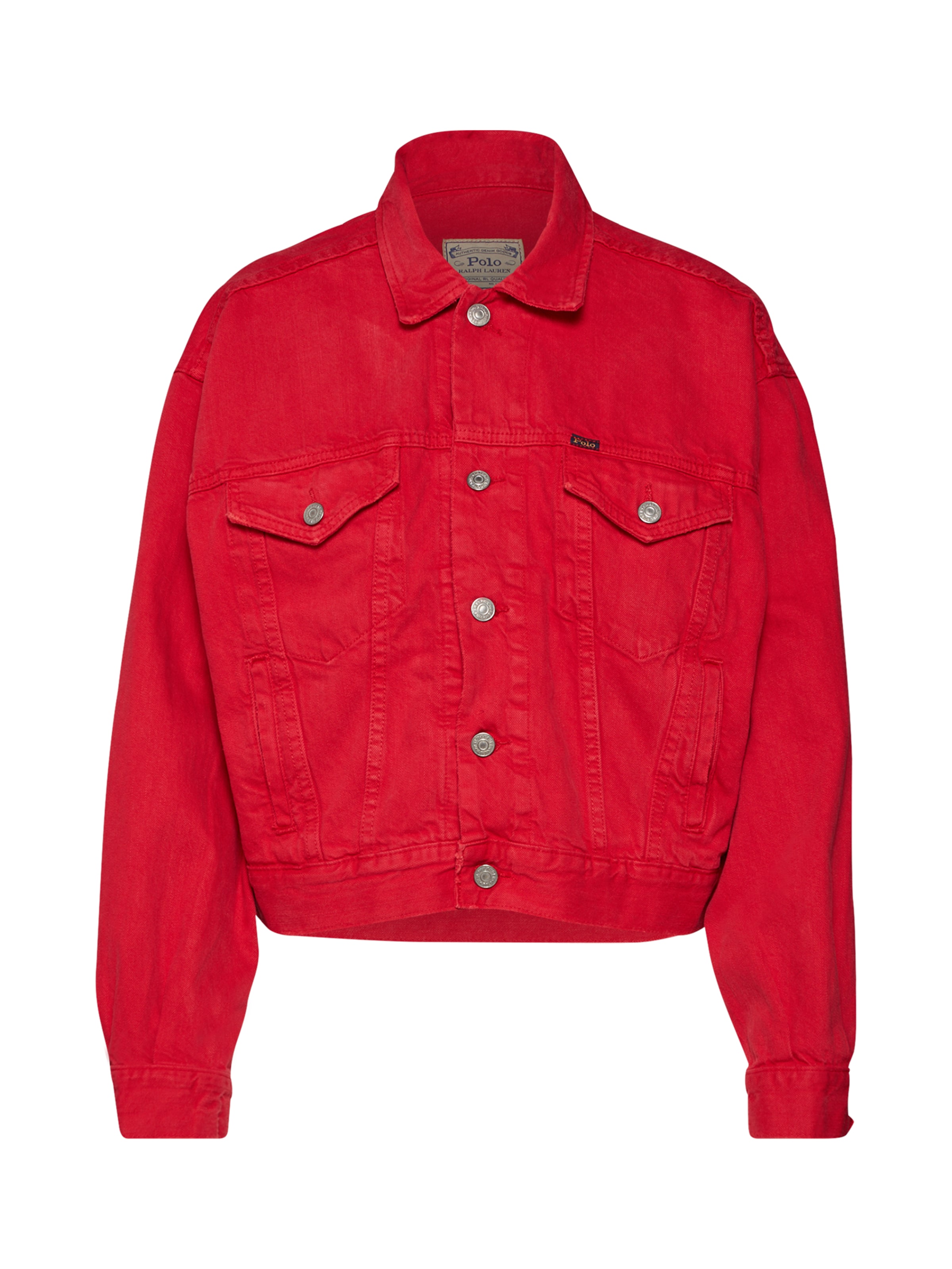 POLO RALPH LAUREN - Tussenjas 'RLXD TRUCKER-DENIM-JACKET' in de kleur Rood
