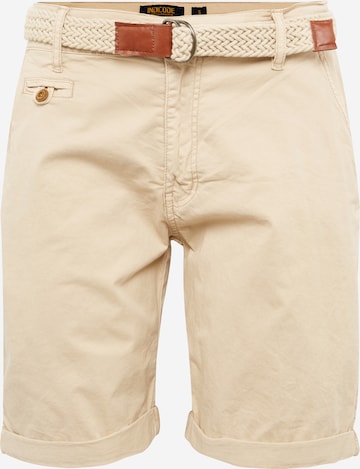 INDICODE JEANS Broek 'Conor' in Beige: voorkant