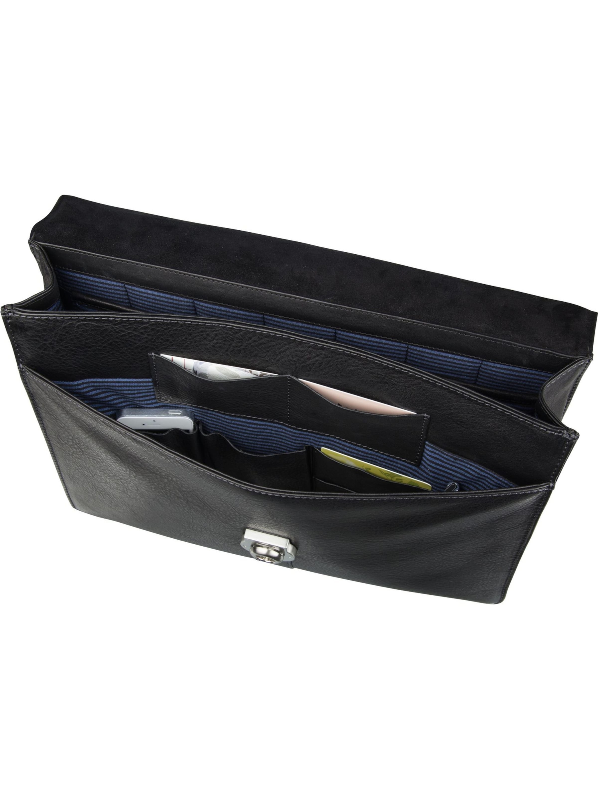 Porte-documents ' Bergamo  ' LEONHARD HEYDEN en noir