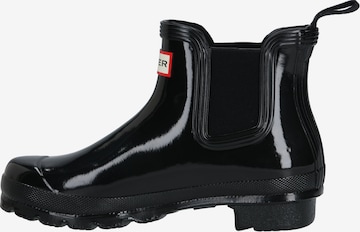 HUNTER Gummistiefel in Schwarz