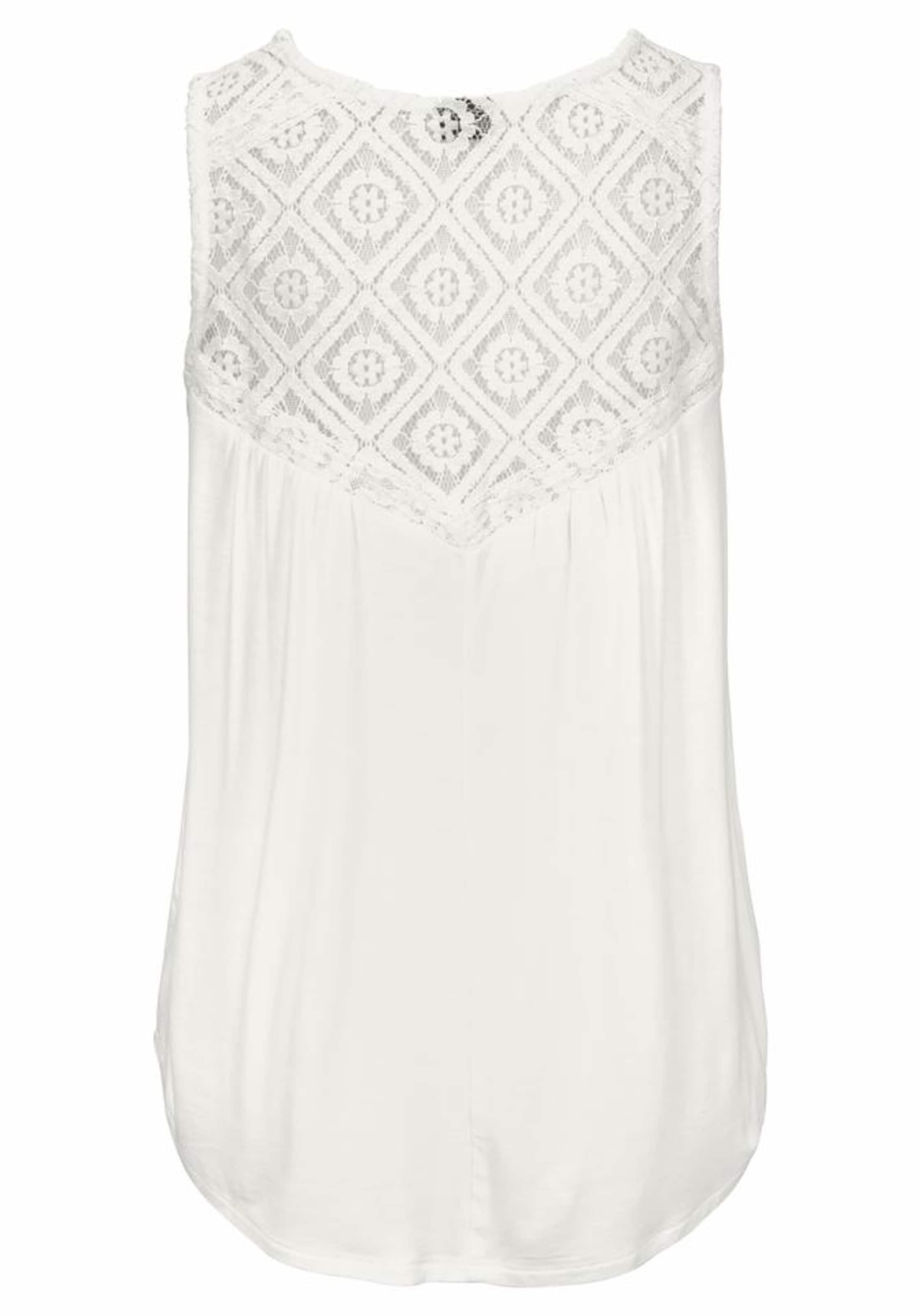 balts LASCANA Blūze