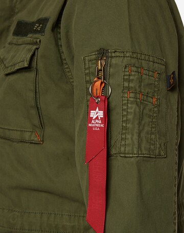 ALPHA INDUSTRIES - Casaco meia-estação 'Huntington' em verde