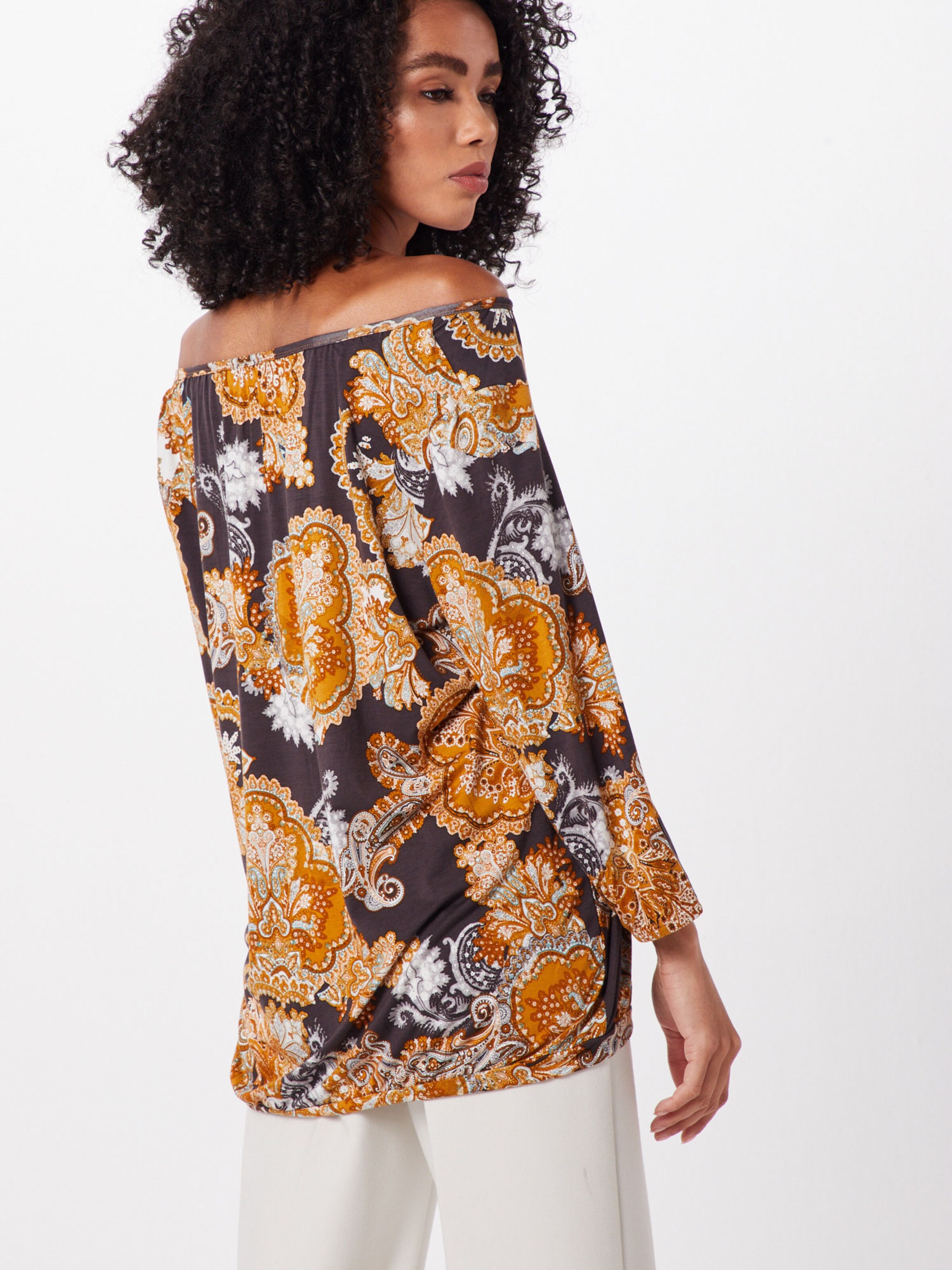 Soyaconcept Tunika 'SC-MARICA AOP' - zlatá žltá / čierna: Pohľad zozadu