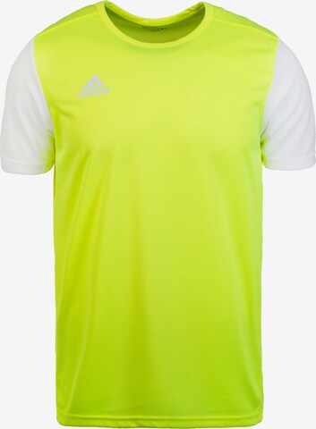 T-Shirt fonctionnel 'Estro 19' ADIDAS PERFORMANCE en jaune : devant