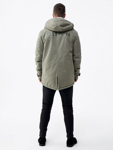 Parka mi-saison 'Jake ' DAN FOX APPAREL en vert : derrière