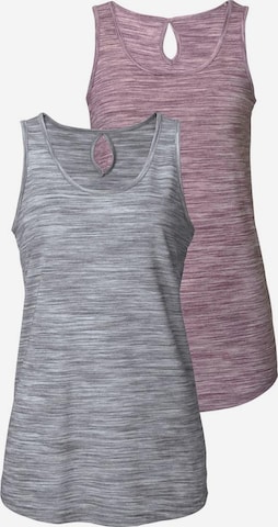 BEACH TIME Top in Grey: front