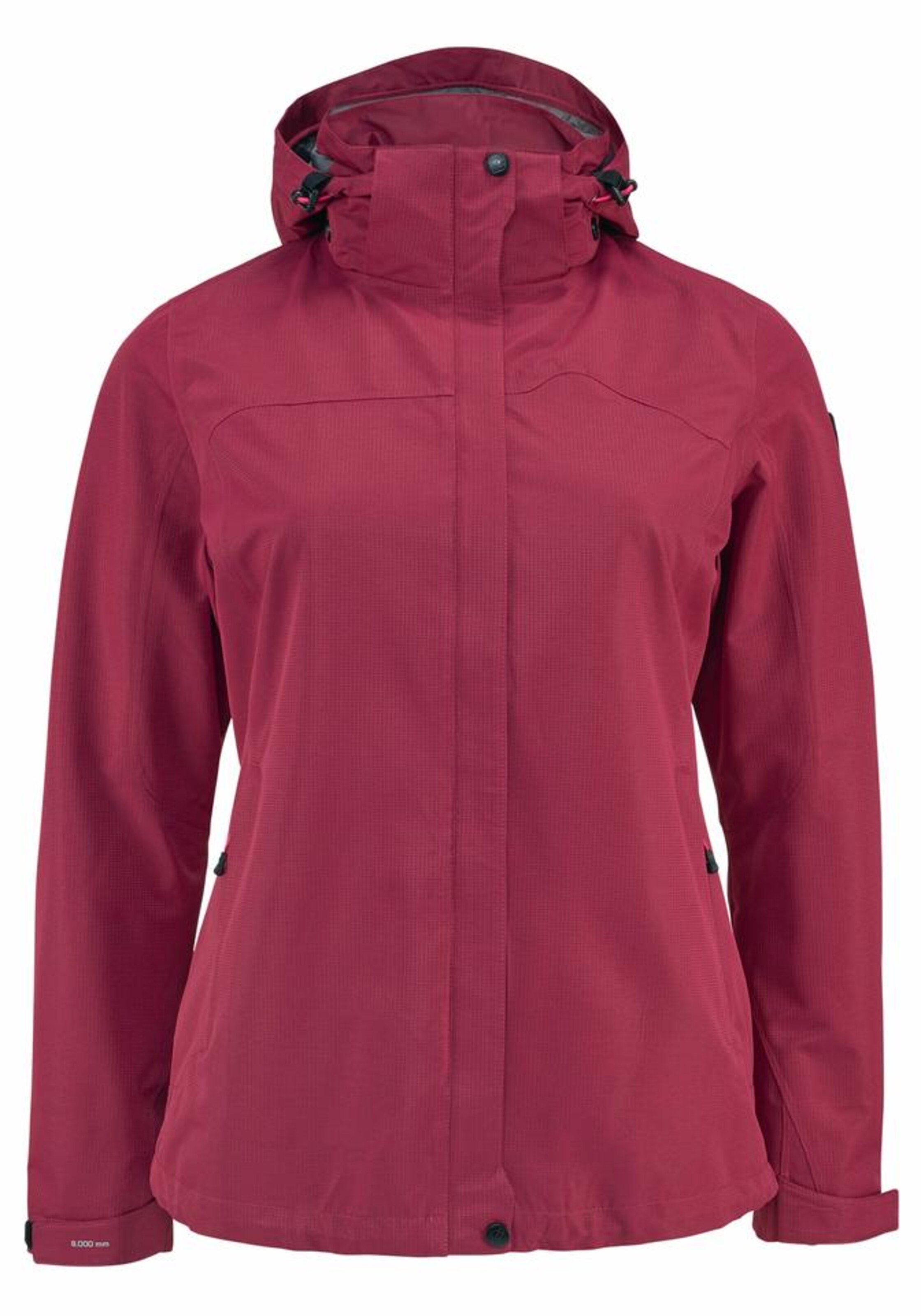 KILLTEC - Funktions-Kapuzenjacke 'Inki' in beere