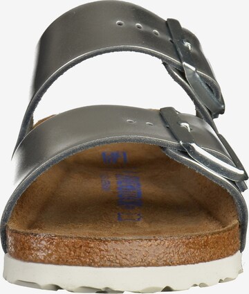 BIRKENSTOCK Pantolette 'Arizona' i silver