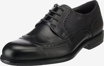LLOYD Lace-Up Shoes 'Kaleb' in Black: front