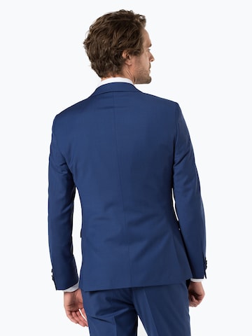 Finshley & Harding London Slim Fit Sakko 'Lucas' in Blau