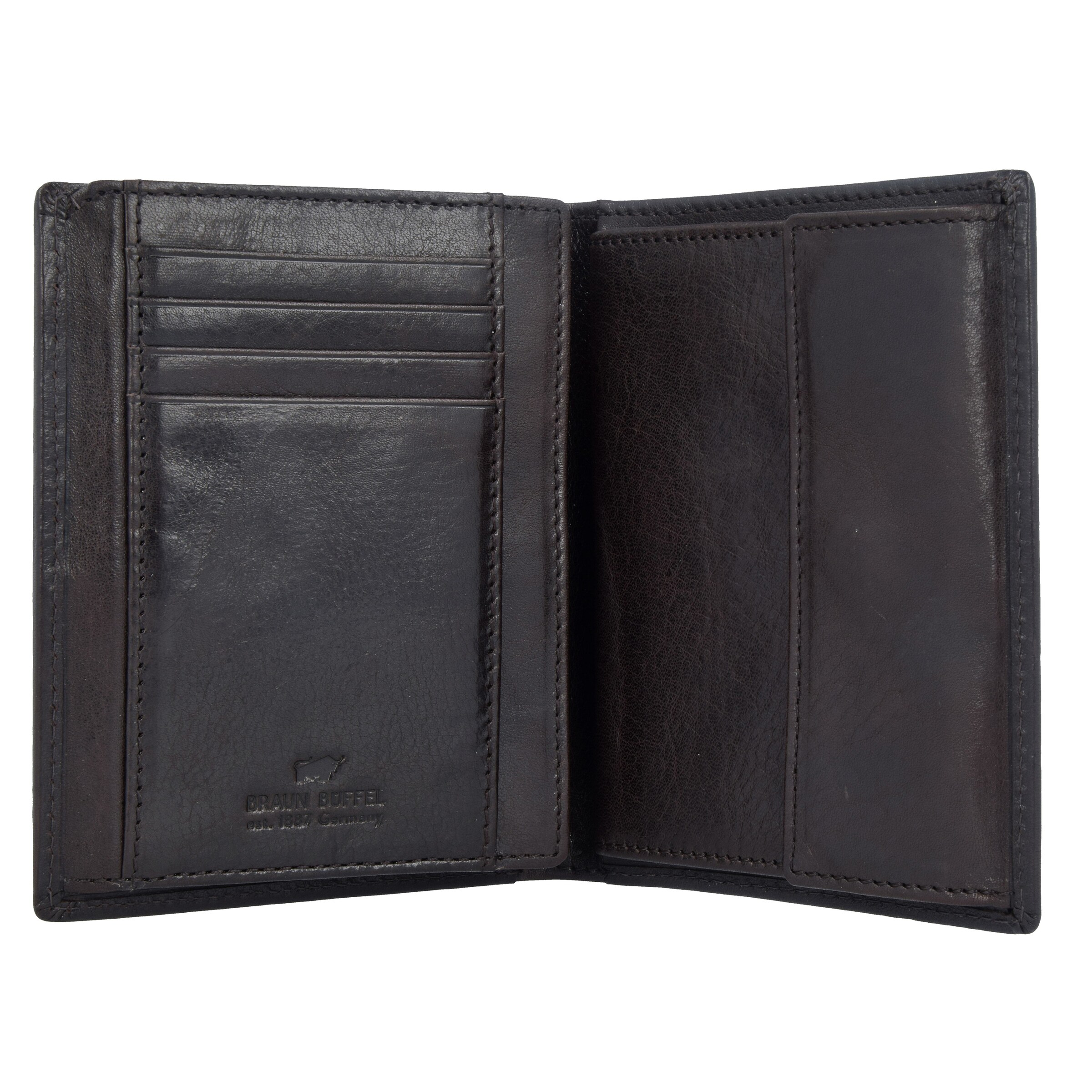 Braun Büffel Wallet 'Arezzo' in Brown