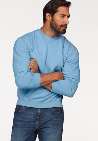FRUIT OF THE LOOM Sweatshirt in Blau