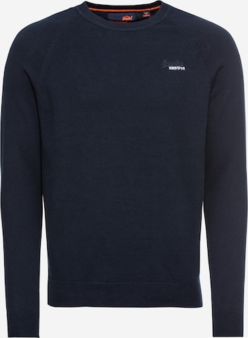 Superdry Sweter w kolorze niebieski: przód