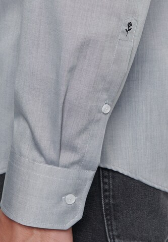 SEIDENSTICKER Slim fit Business shirt in Grey