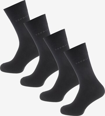 ESPRIT Socken in Schwarz