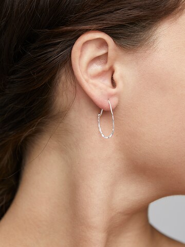 Pilgrim Earrings 'Olena' in Silver: front