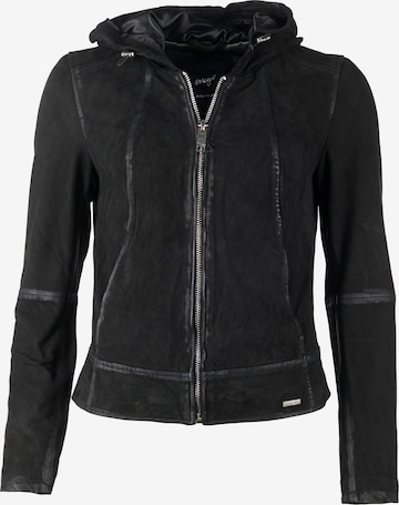MazePrijelazna jakna 'Donie' - crna boja: prednji dio