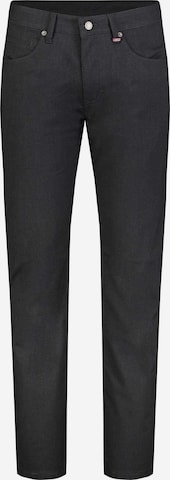 MAC Regular Pleat-Front Pants in Grey: front