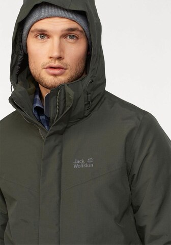 JACK WOLFSKIN Outdoorjas 'Gotland' in Groen