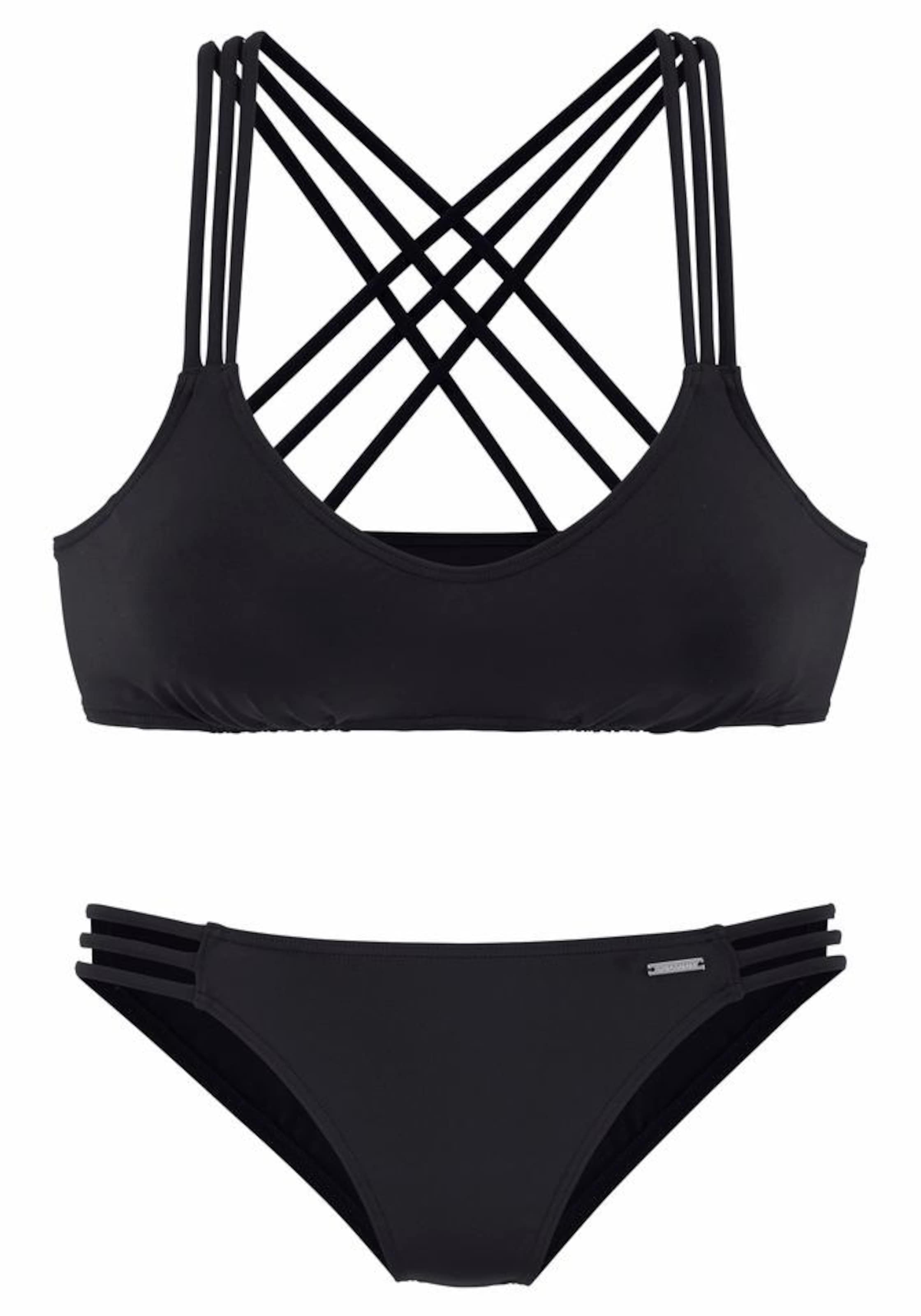 Bustier Bikini Bruno Banani en noir : devant
