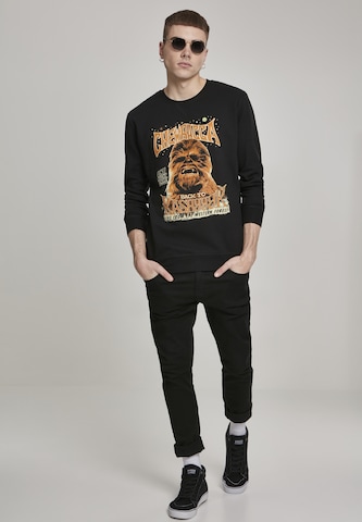 Mister Tee Sweatshirt  'Chewbacca' in Schwarz: predná strana