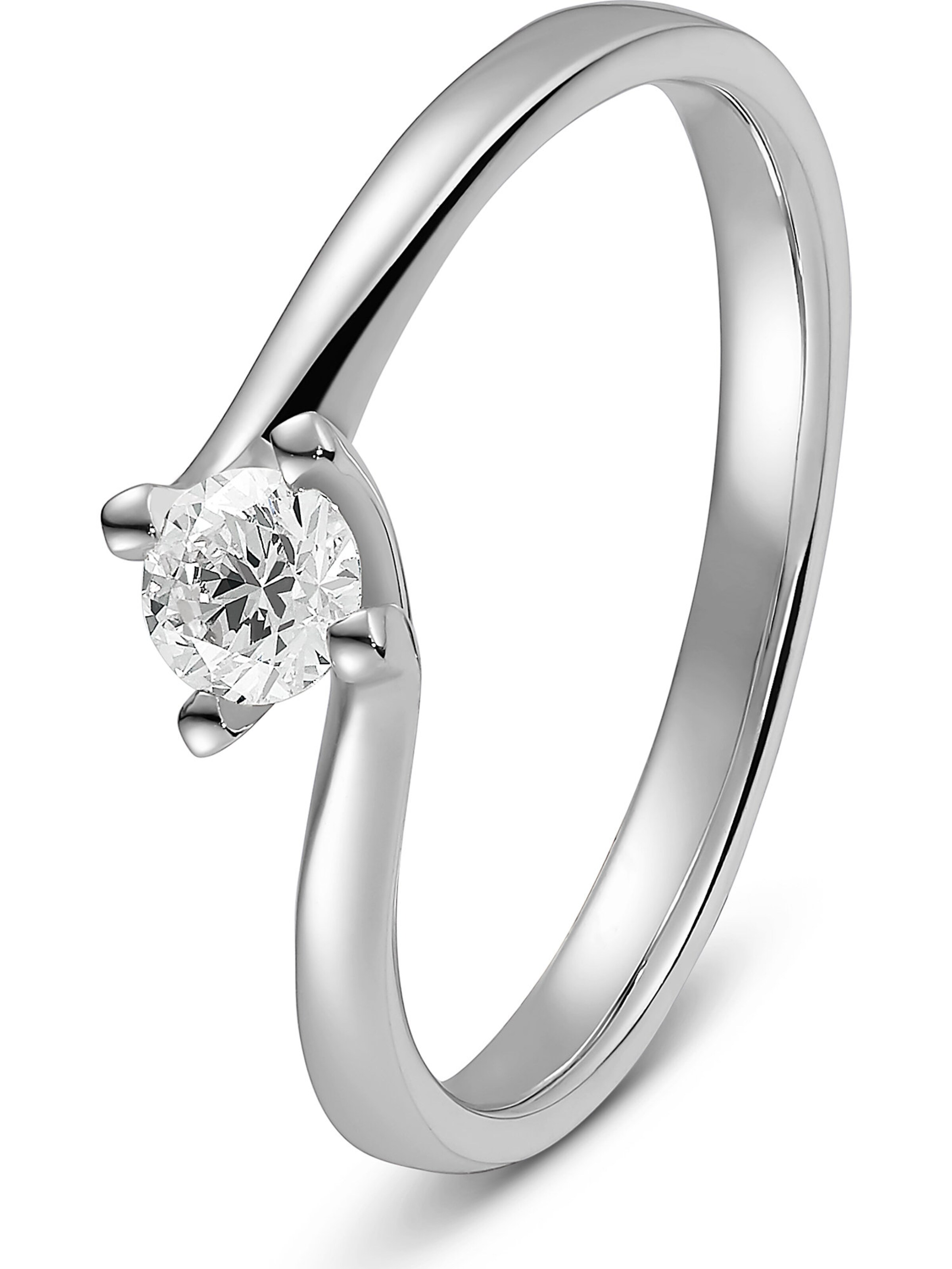 CHRIST Ring in Silber: Vorderseite