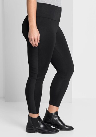 SHEEGO Skinny Leggings in Schwarz