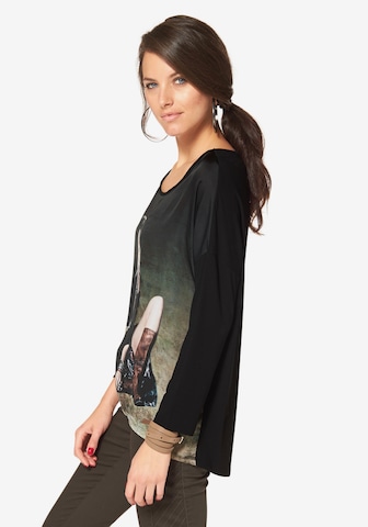 Aniston CASUAL Shirt in Schwarz