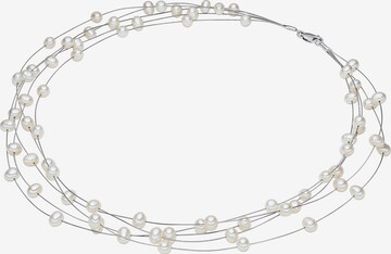 Valero Pearls Necklace in Silver: front