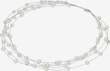 Valero Pearls Ketting in Zilver: voorkant