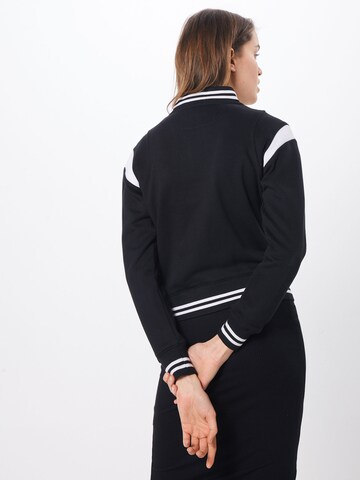 Urban Classics Sweat jacket in Black: back