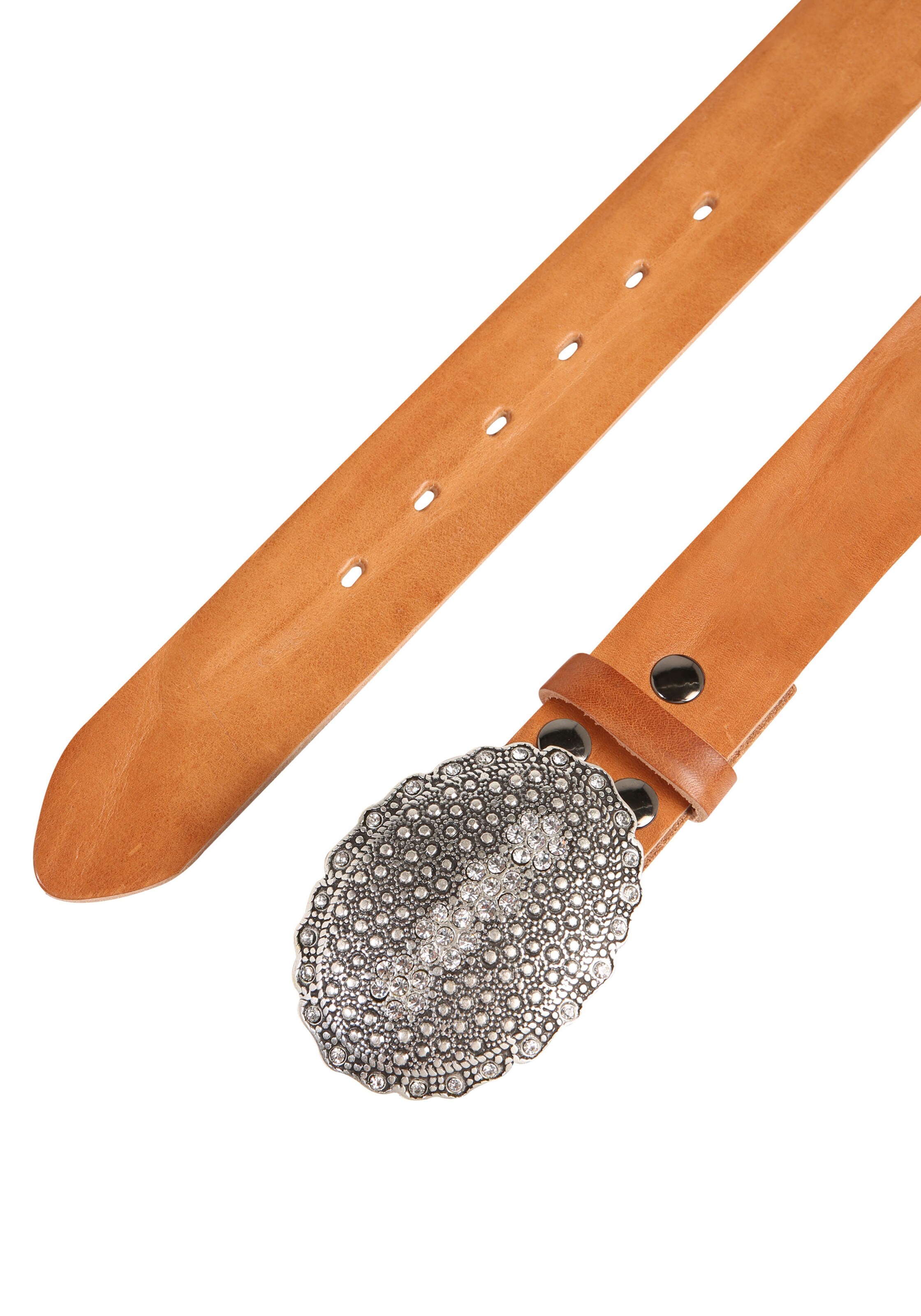 RETTUNGSRING by showroom 019° Ledergürtel 'Masterlux' in Braun