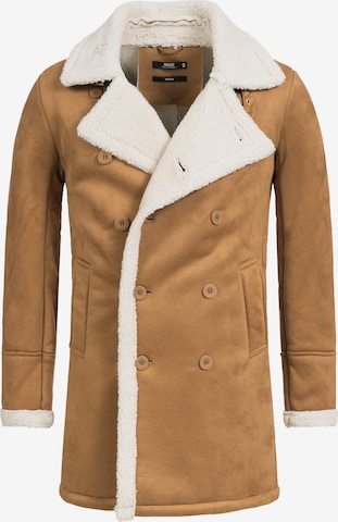 INDICODE JEANS Winter Coat 'Barlow' in Brown: front